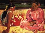 Paul Gauguin Tahitian Women(on the Beach) France oil painting artist